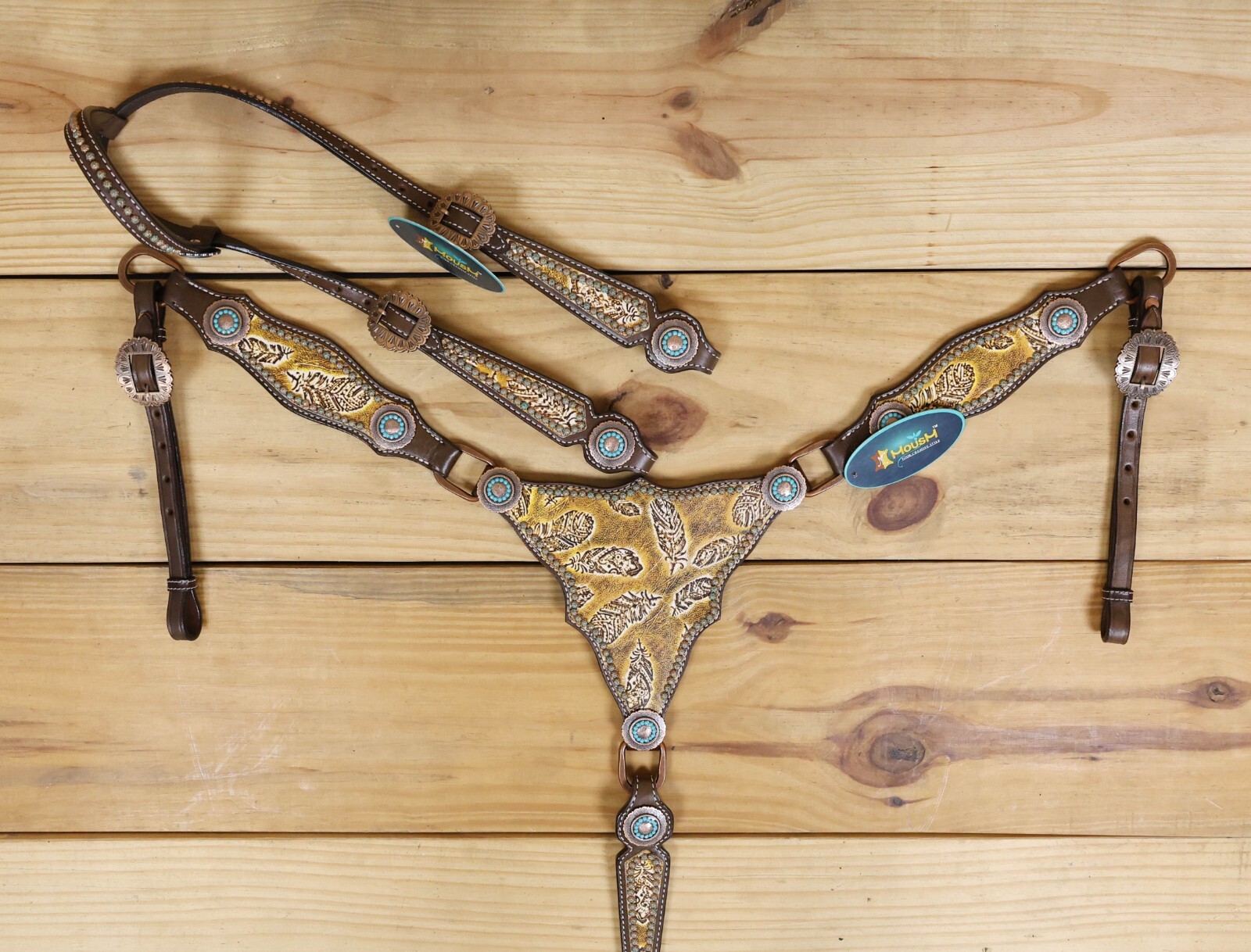 Headstall & Breast Collar Tack Set for Horse