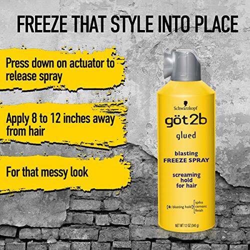 Got2b Glued Blasting Freeze Assorted Sizes , Styles , Pattern Names