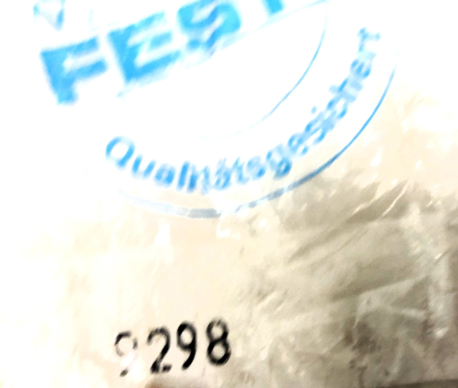 Festo Black Mushroom Push Button 9298 NOS
