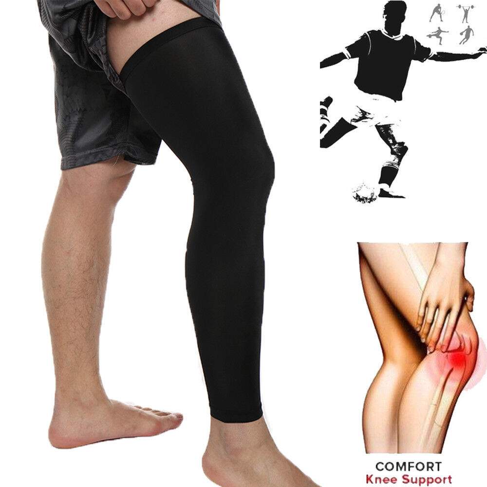 Compression Long Sleeve Support Leg Knee Brace Socks Sport Pain Relief Men Women