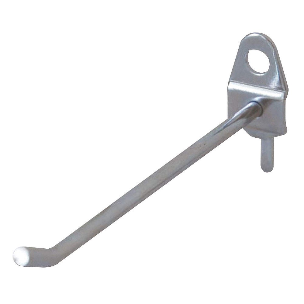GRAINGER APPROVED 5TPD5 Single Rod Pegboard Hook,8 1/2 in L,PK5 5TPD5