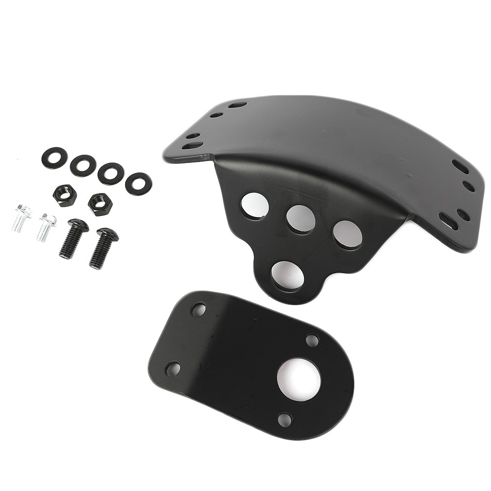 Side Mount License Plate Bracket Motorcycle Tail Light Holder For Aprilia Black