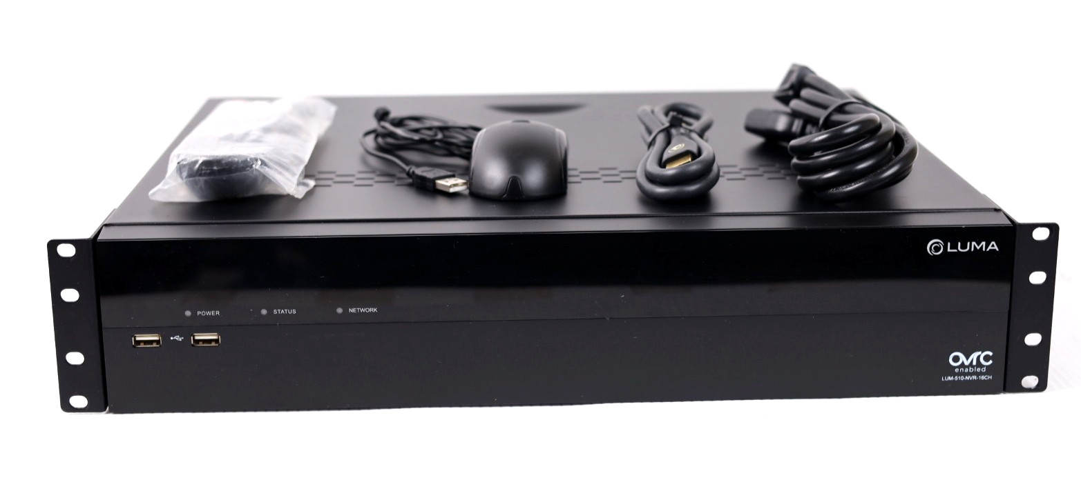 Luma LUM-510-NVR-16CH 16TB 16 Channel Network Video Recorder DEFAULTED w33