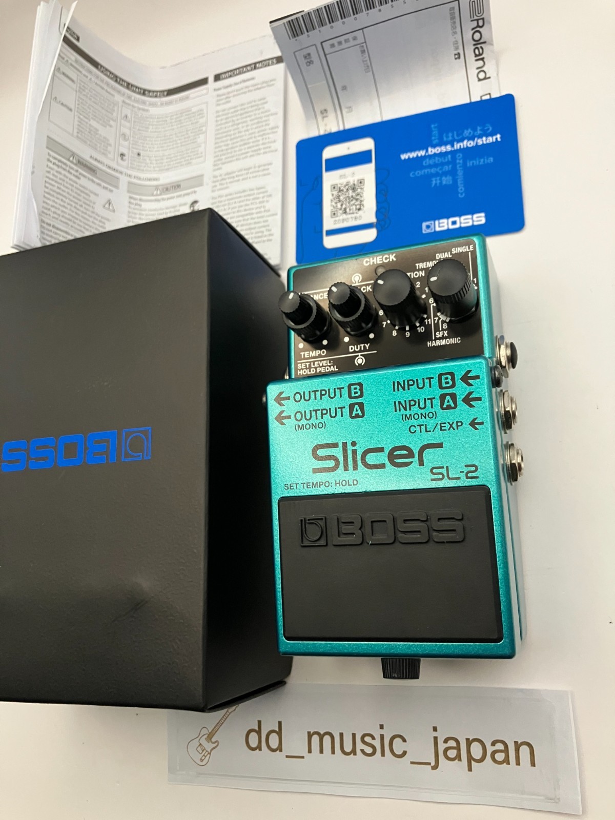 Boss SL-2 Slicer Audio Pattern Processor Pedal Used Excellent