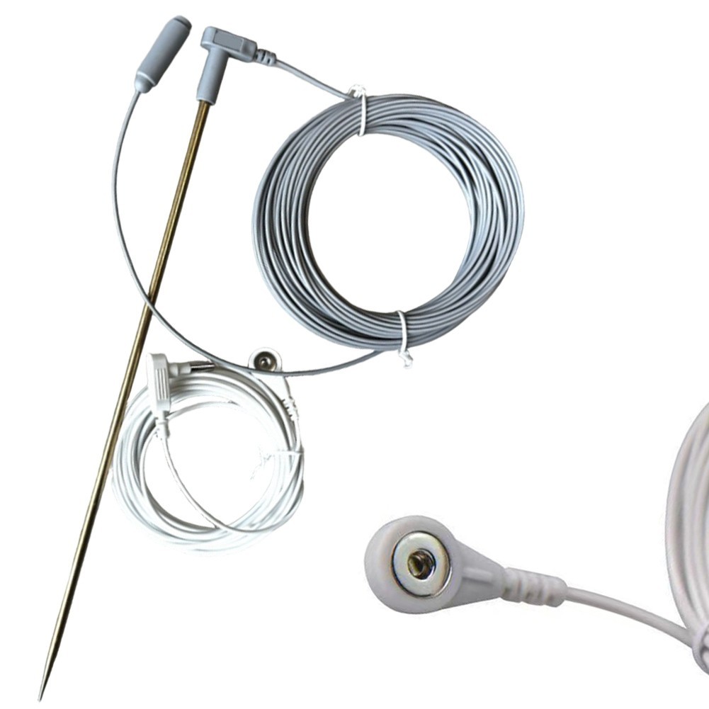 Grounding Rod 30cm Long with Ground Wire for Enhanced Electrical Safety