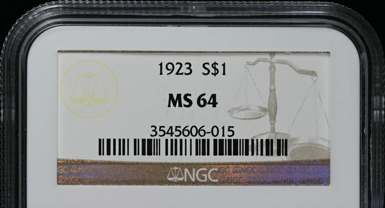 1923 Peace Silver Dollar NGC MS-64