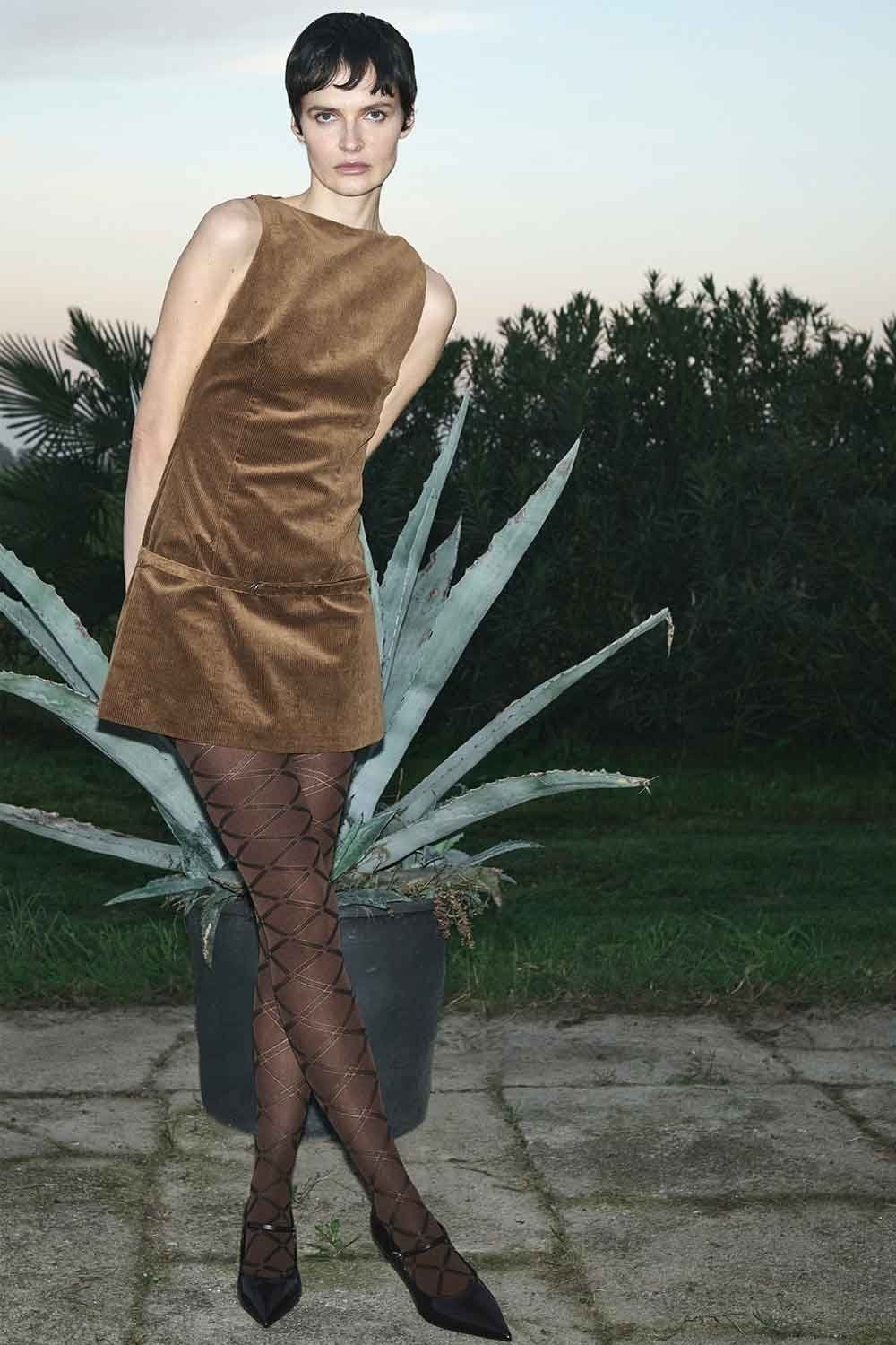Trasparenze Monsoons Brown Tights