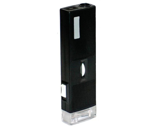 (2-PACK) ETA 30 POWER ILLUMINATED POCKET MICROSCOPE w/FOCUS WHEEL & CASE *D11