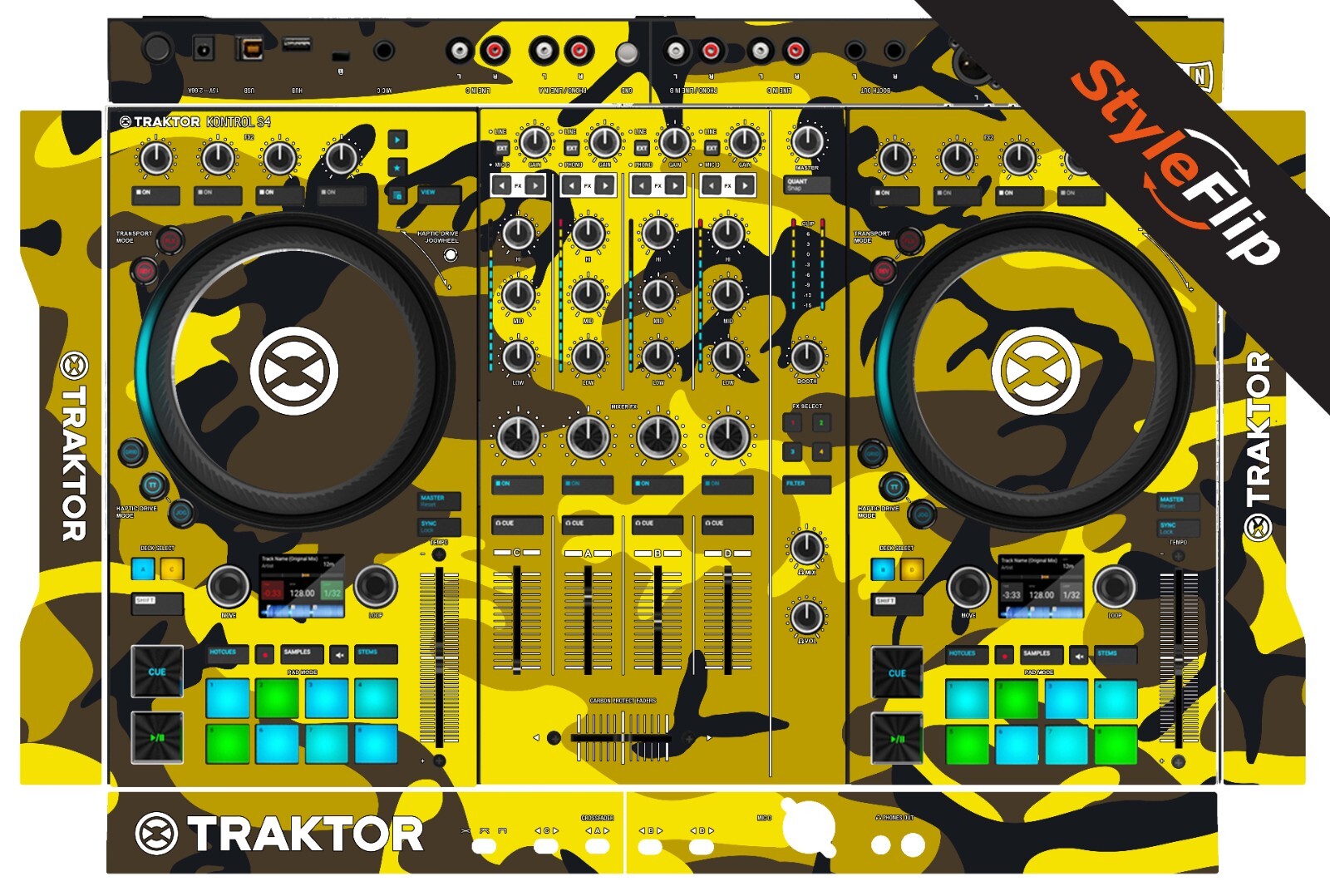 Native Instruments TK S4 MK3 | Yellow Camo | Protective Decal | StyleFlip Skins