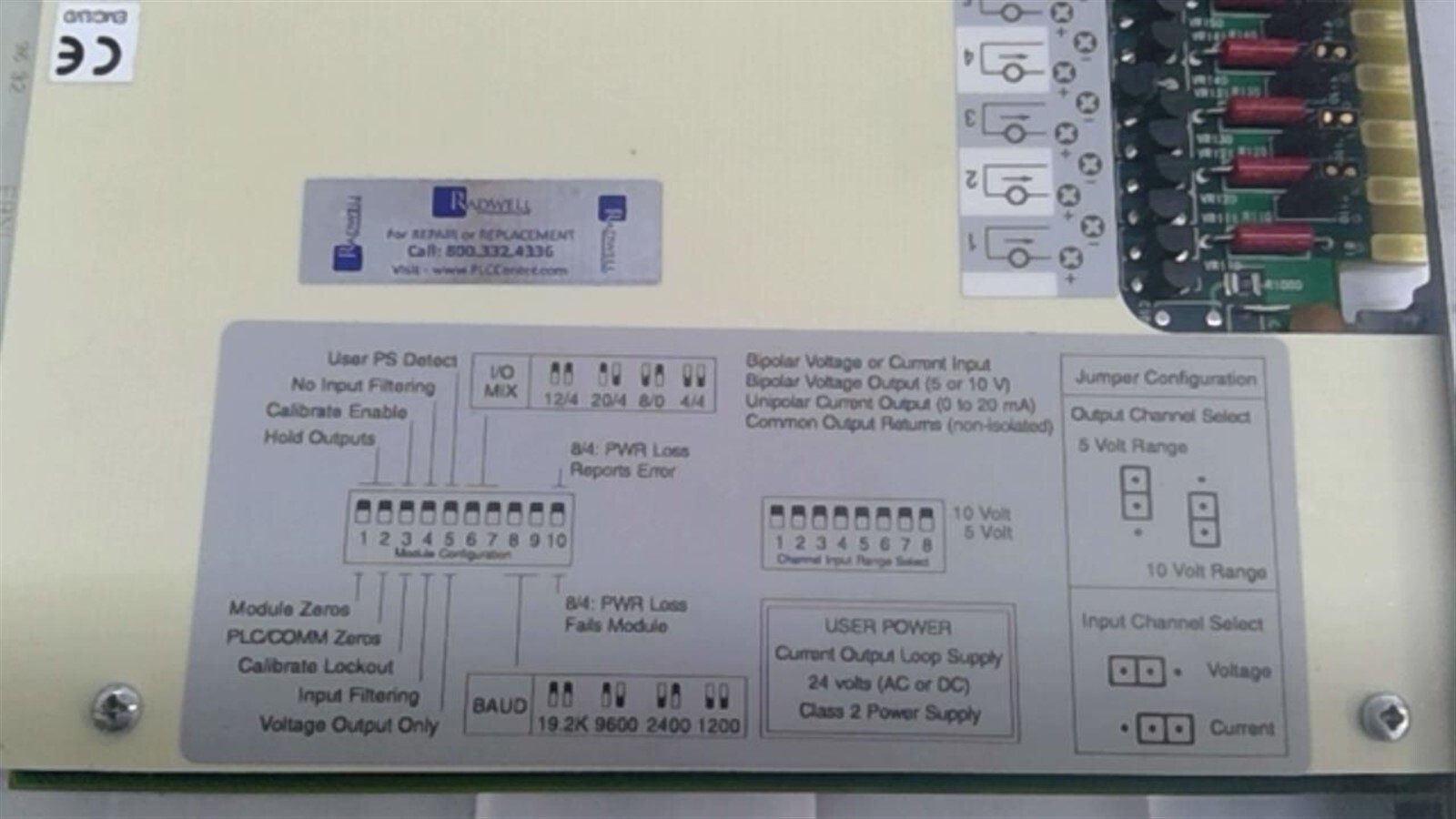 Siemens 505-7016 8IN/4OUT Bipolar Analog