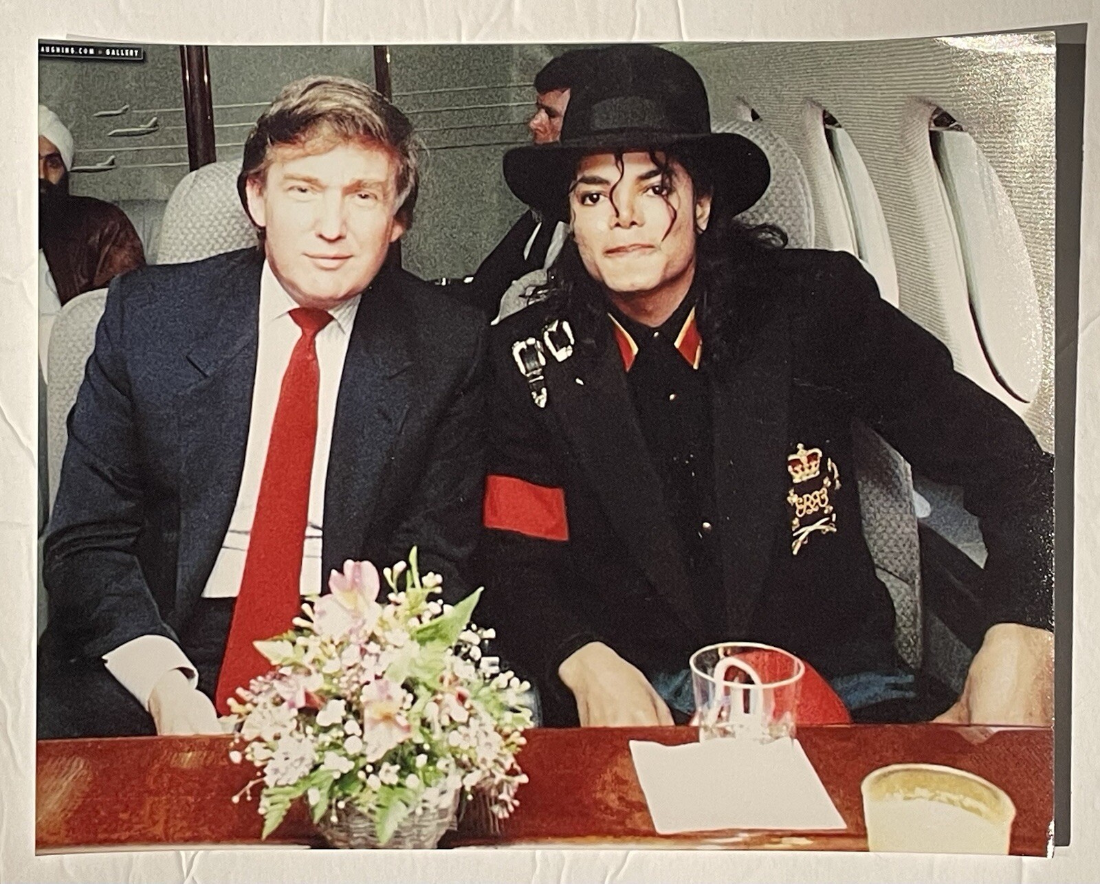 Donald Trump Michael Jackson 8x10 Photo