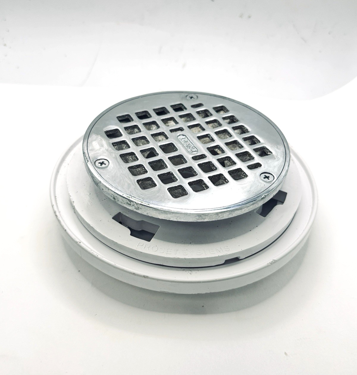 2″ Proset Trap Guard Drain 5″ Adj Round Strainer PVC Plastic Hub Joint