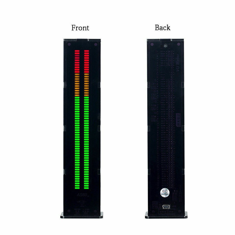 for Professional grade AS60 Dual channel LED Volume Meter for Audio Analysis
