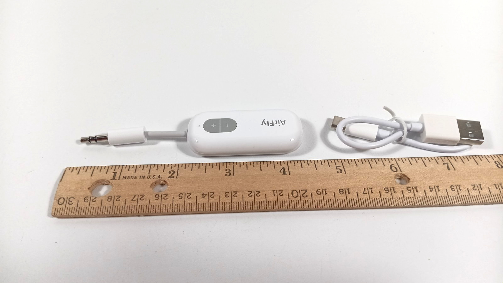 Bluetooth Wireless Transmitter Travel Dongle Headphone Jack Preowned