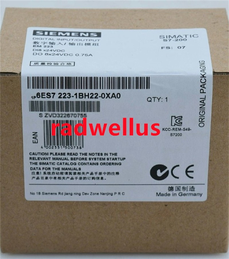 NEW IN BOX SIEMENS 6ES7 223-1BH22-0XA0  6ES7223-1BH22-0XA0