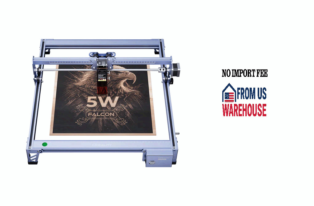 Creality Falcon 5W CR-Laser Engraver and Cutter, Single Unit - Ship from US