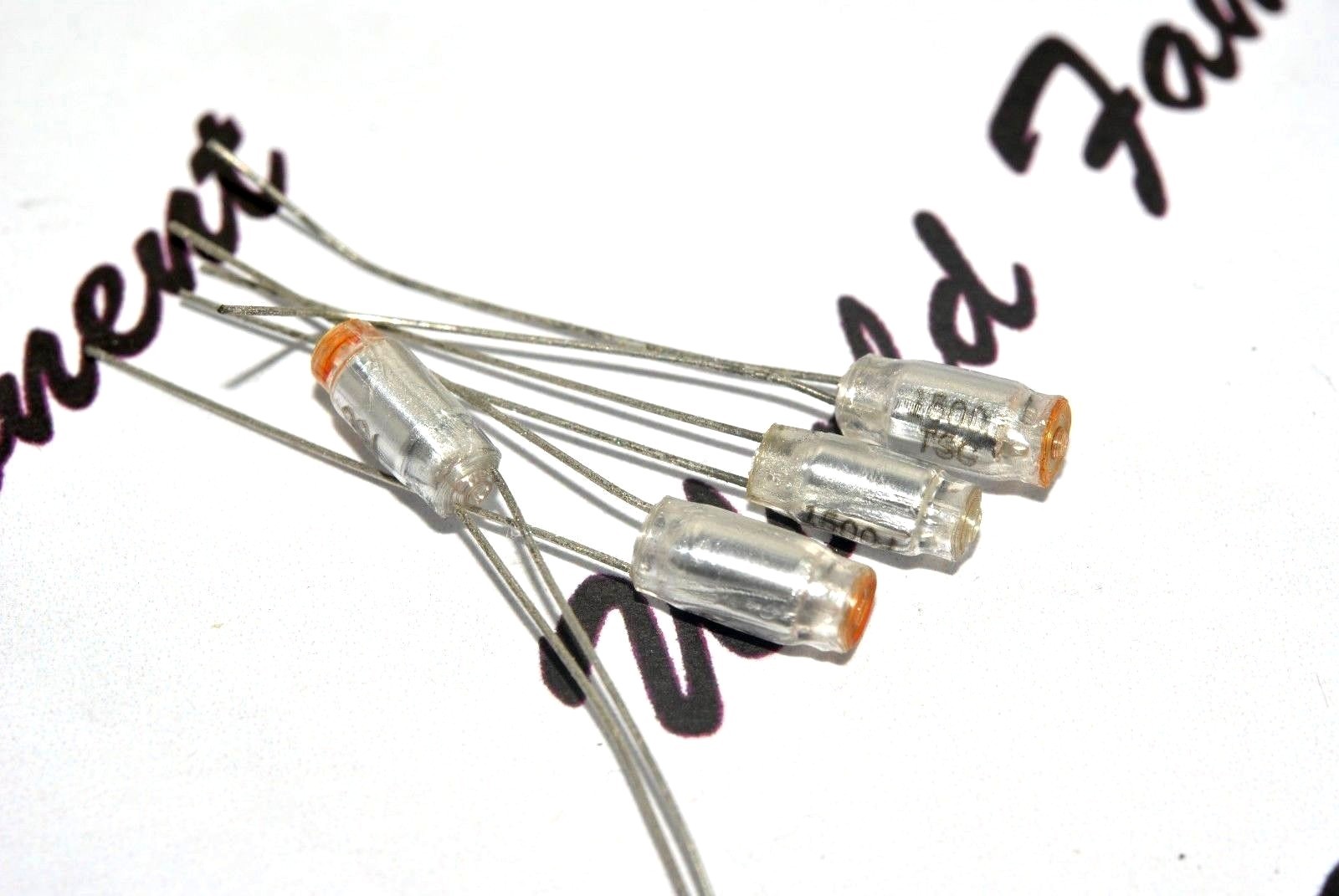 10pcs - TSC 1500P (1500PF 1.5nF) 50V 5%  Polystyrene (PS) Film Radial Capacitor