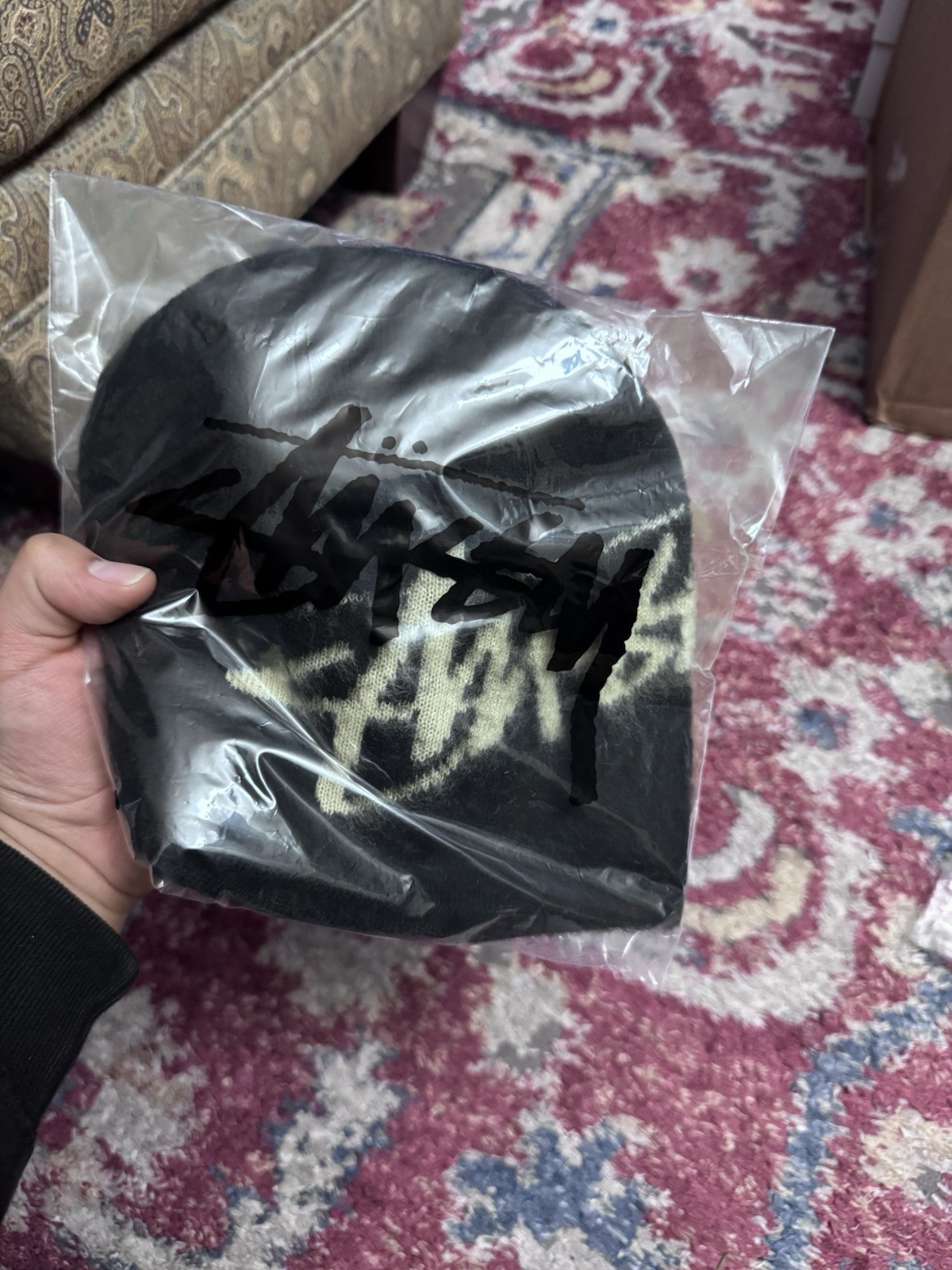 Stussy Brushed Out Stock Skullcap Black - Brand New/Sealed