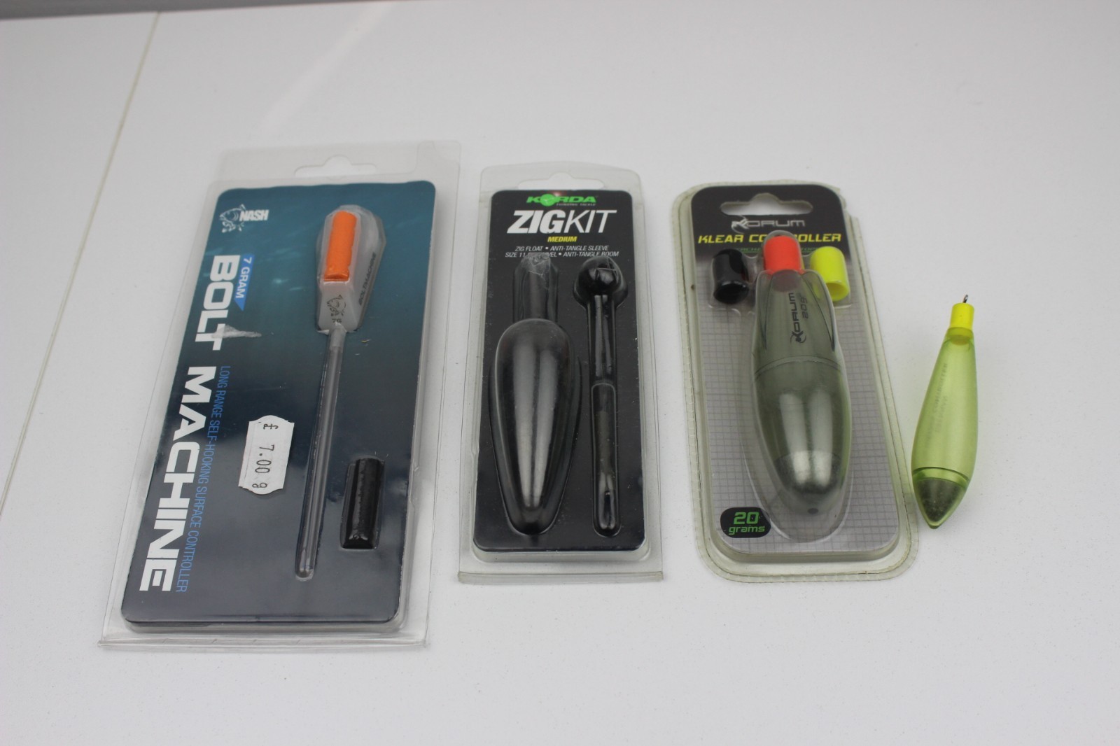 Korda Adjustable Zig Kit  and bolt machine and more