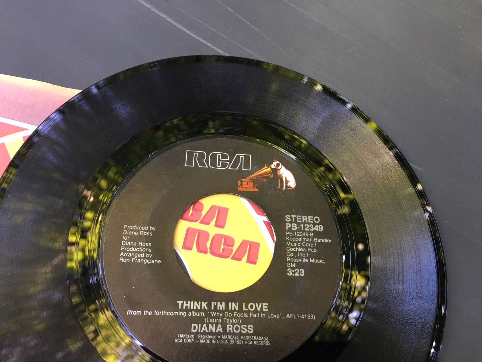 DIANA ROSS WHY DO FOOLS FALL IN LOVE ~ THINK I'M IN LOVE  45 7 F6