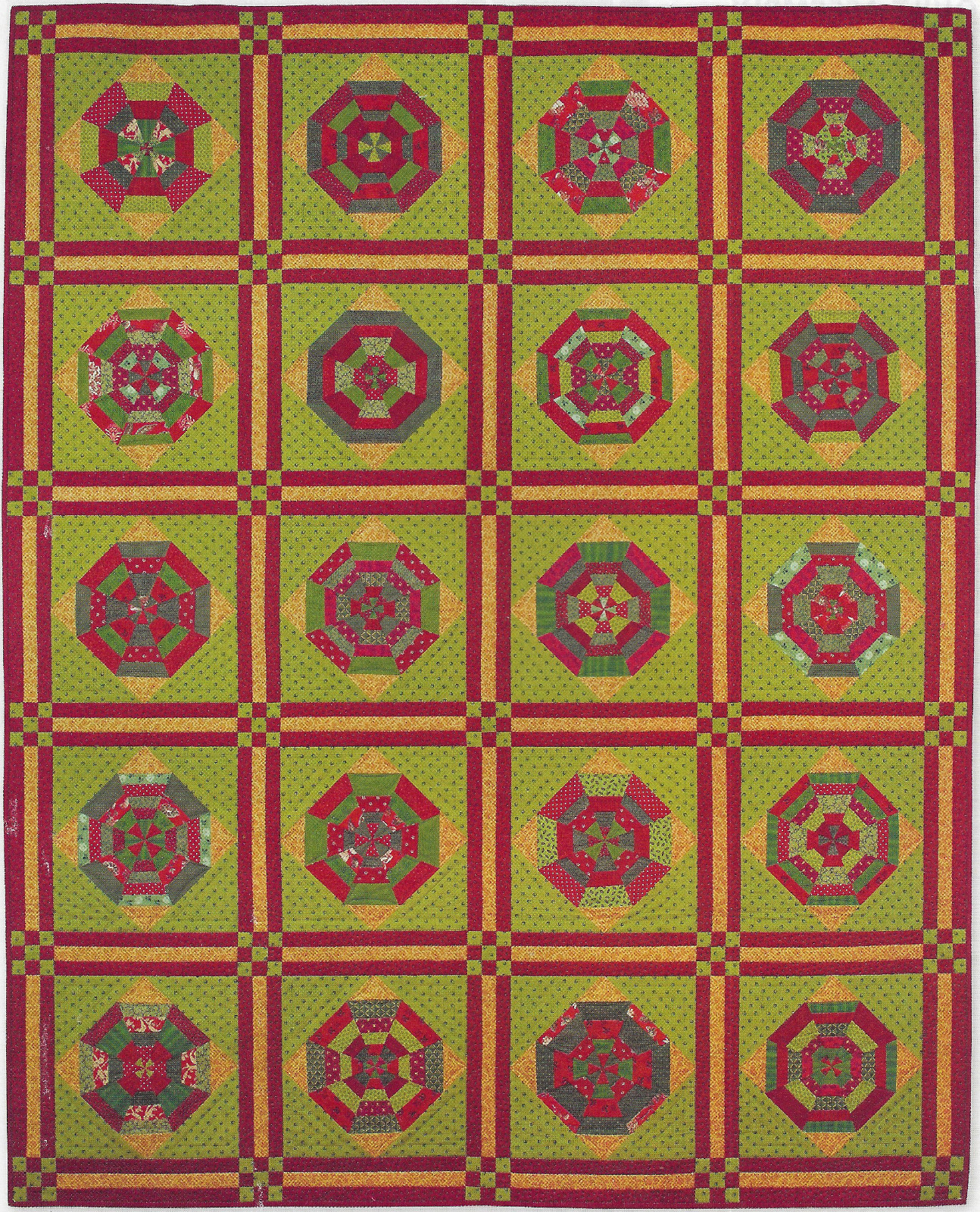 Boughs & Berries Quilt quilting pattern instructions