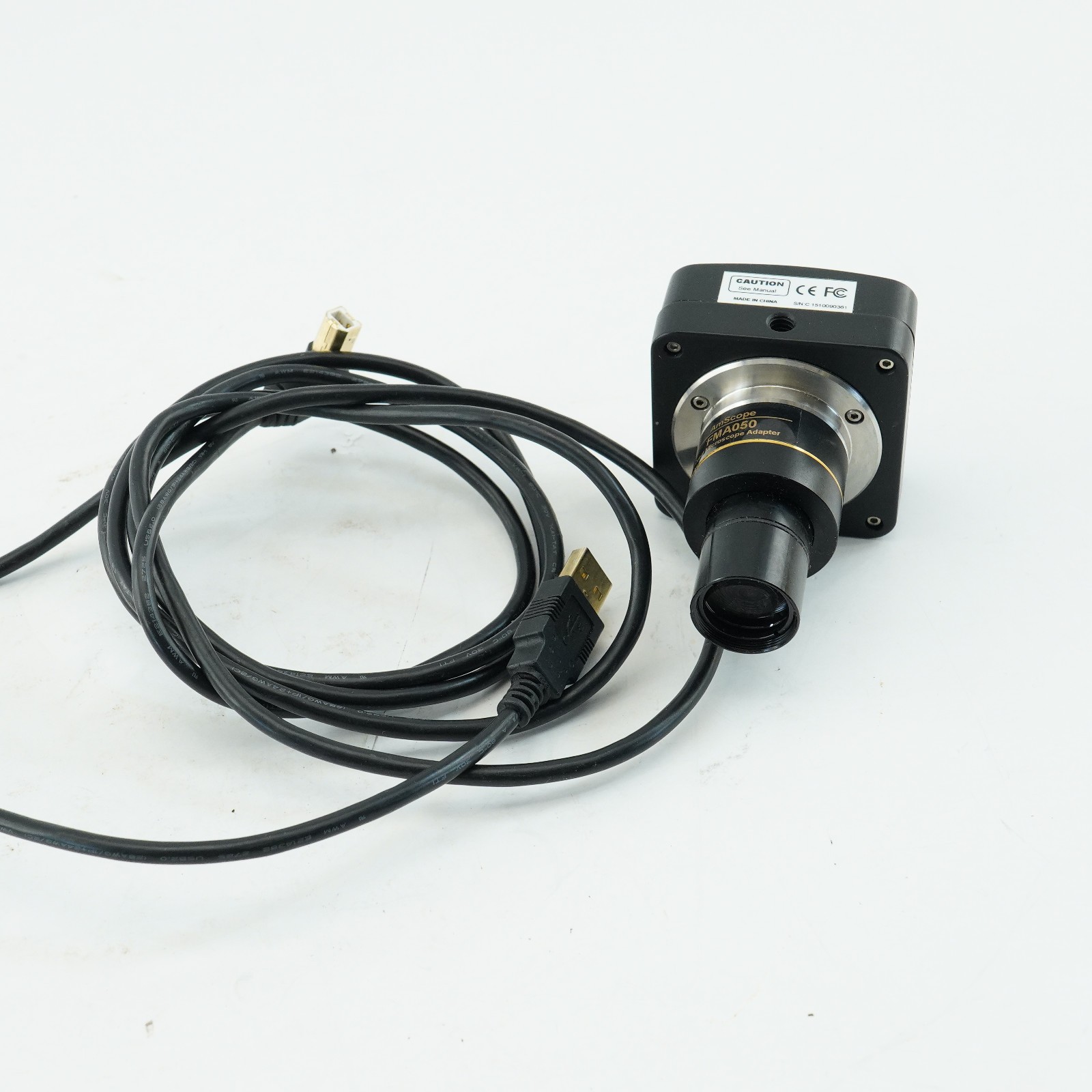AmScope MU1000 10MP Digital Microscope Camera USB 2.0 C-Mount used