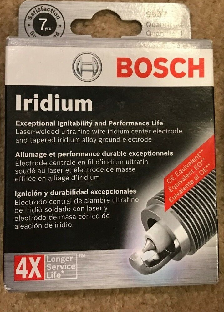 Bosch 9607 Iridium Spark Plug (Pack of 4) - FREE SHIPPING!!!