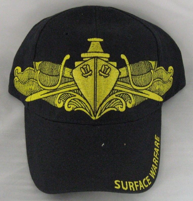 NEW U.S. Navy Surface Submarine Baseball cap hat. Navy Blue. 6145