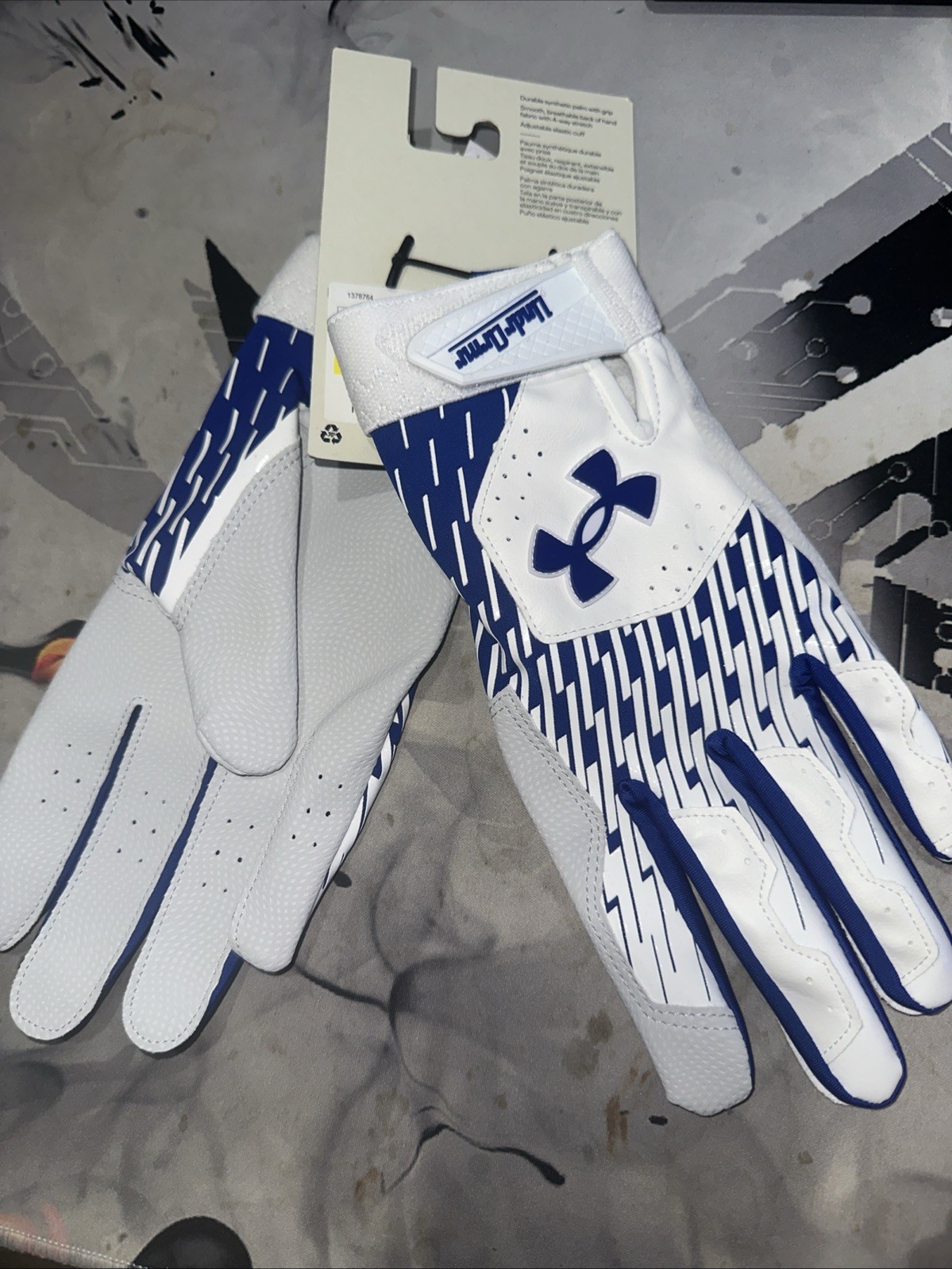 🔥NWT🔥 Under Armour UA Team Royal Heatgear Sport Activity Gloves Size M