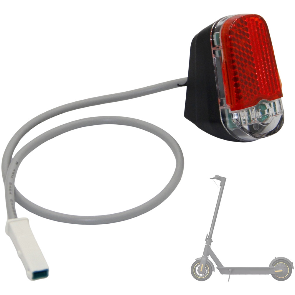 Scooter Taillight Easy Installation Lightweight Construction Night Riding