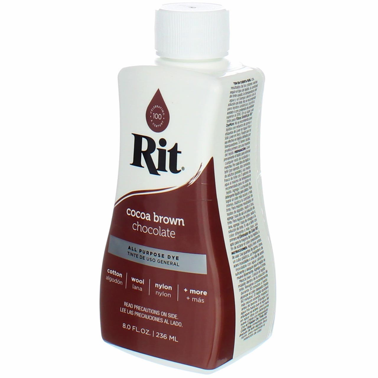 3 Pack Rit All-Purpose Liquid Dye, Cocoa Brown, 8 fl oz