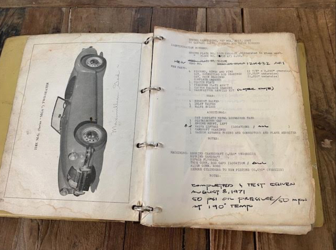 MG Series MGA Workshop Manual BMC 1956
