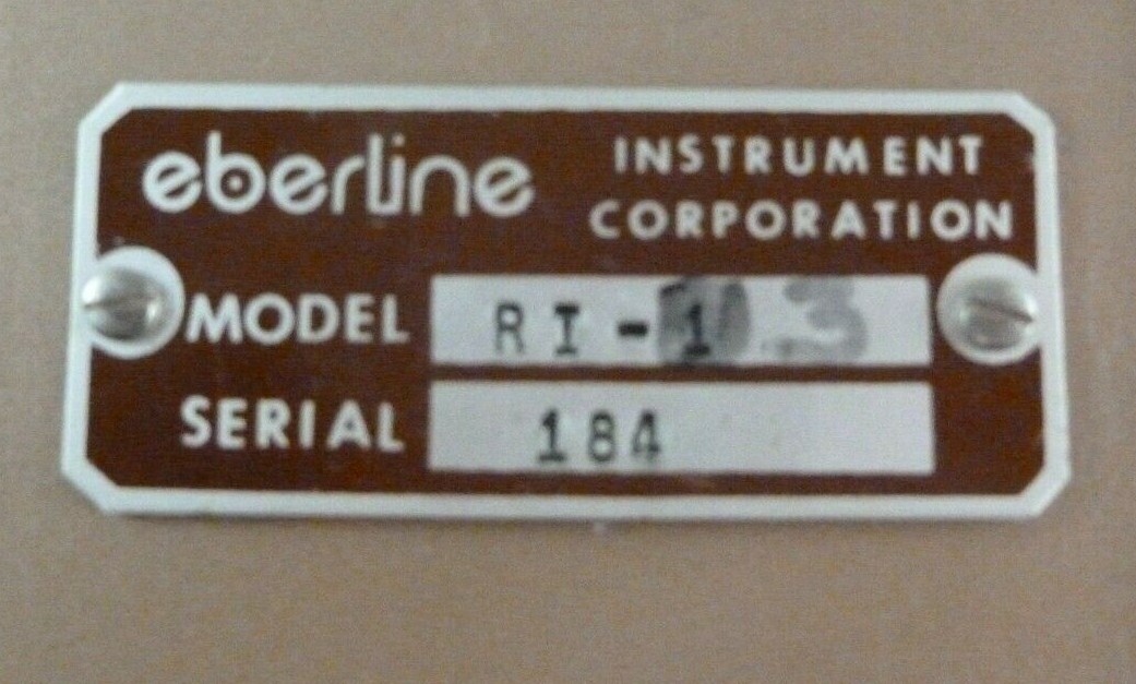 Vintage Eberline RAMS Remote Indicator Radiation Gamma Meter Geiger Counter RI-1