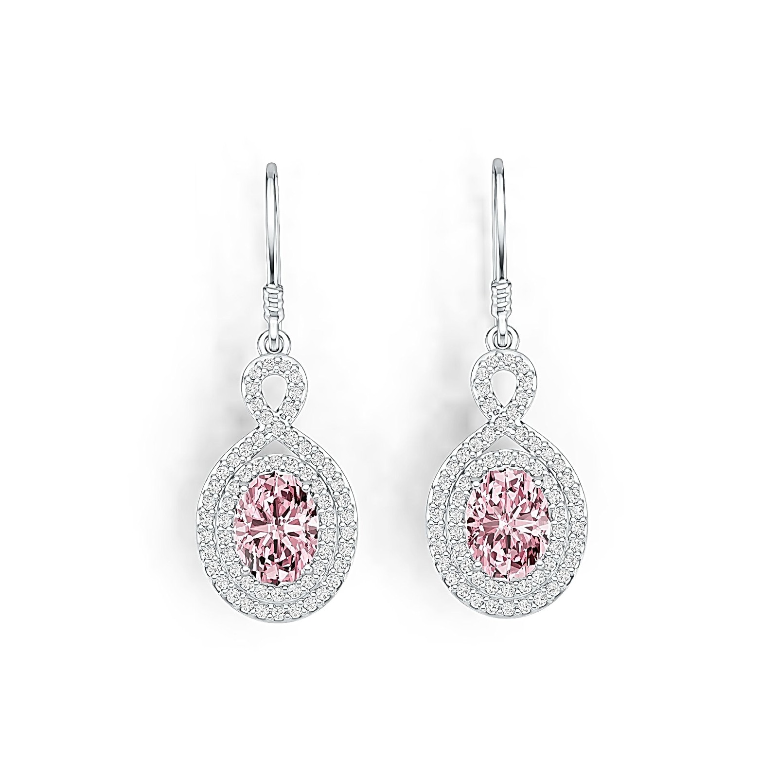 Sterling Silver Semi Mount Earrings Setting Oval OV 8X6mm