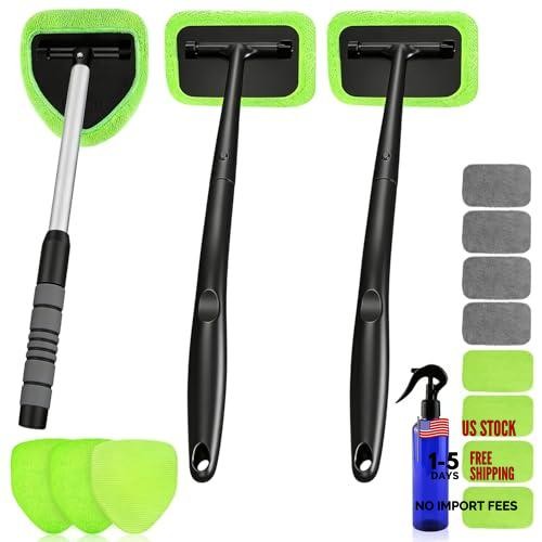 XINDELL Dual-Use Glass Cleaning Combo – Triangle-Head Car Windshield Cleaner