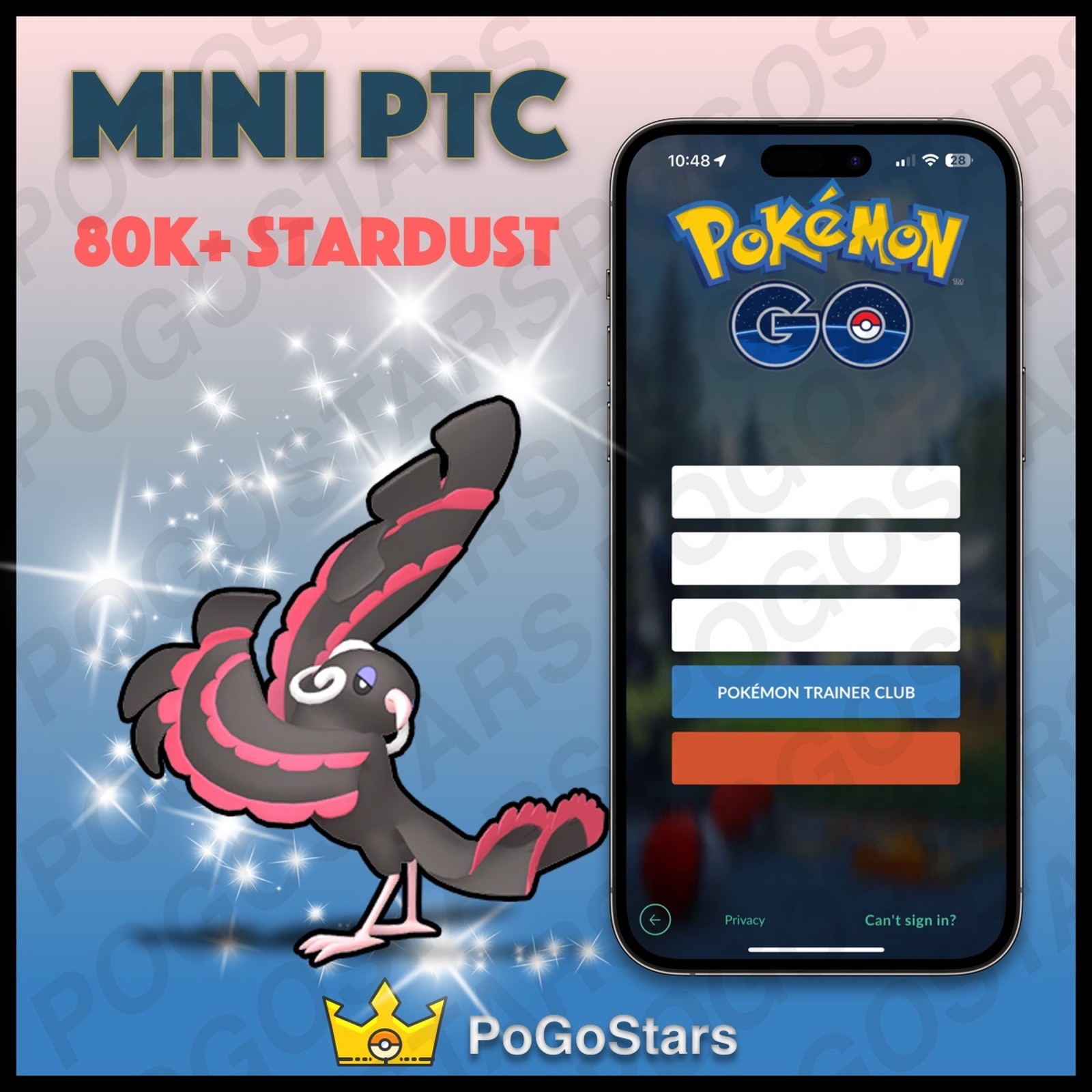 Pokémon PTC Go - Shiny Oricorio Baile - 80K Stardust✨Read Description✨