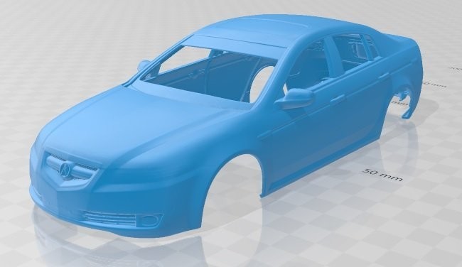Resin 3D Printed 1/24 - 1/64 Scale Acura tL 2007