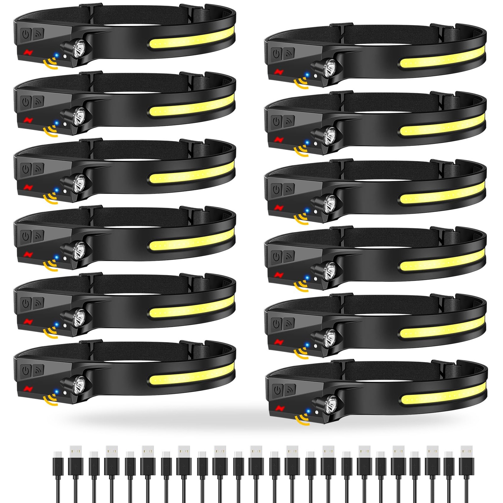 Lytoybe 12 - Rechargeable For - 6 Modes 230 Cob -