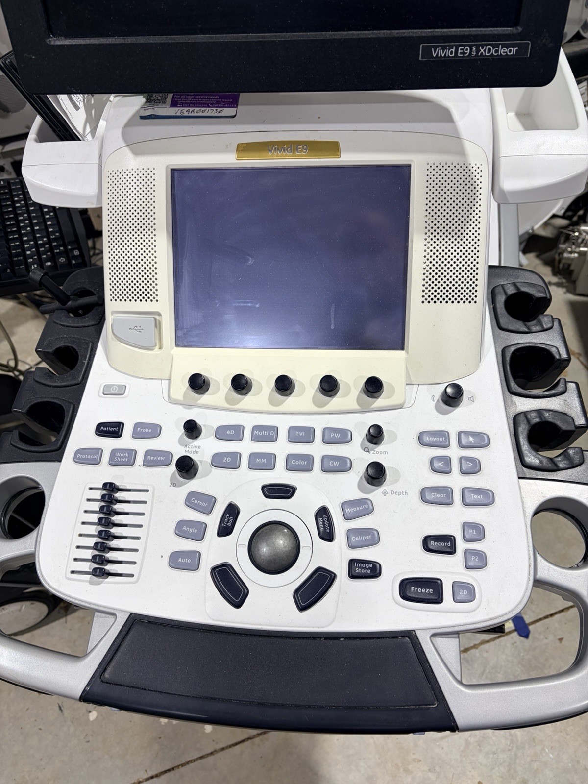 GE Vivid E9 Xdclear Machine for parts