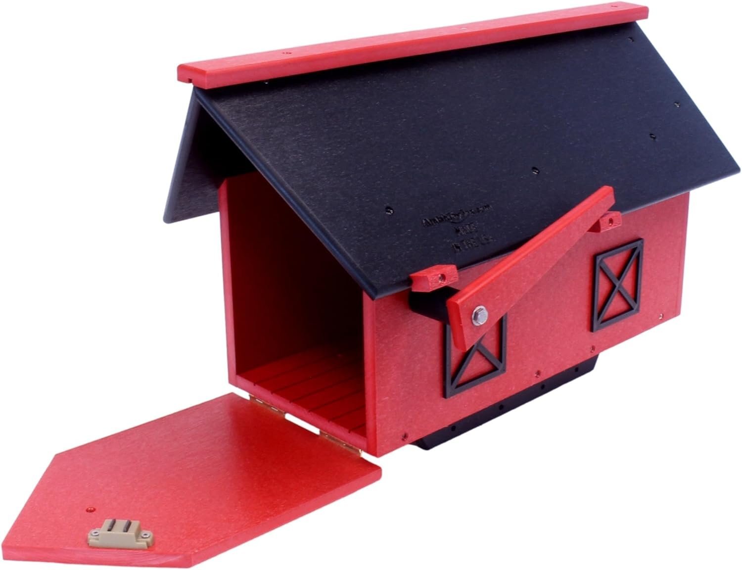 AmishToyBox.com Mailbox, Post Mount, Made With Weather-Proof Poly Lumber,...