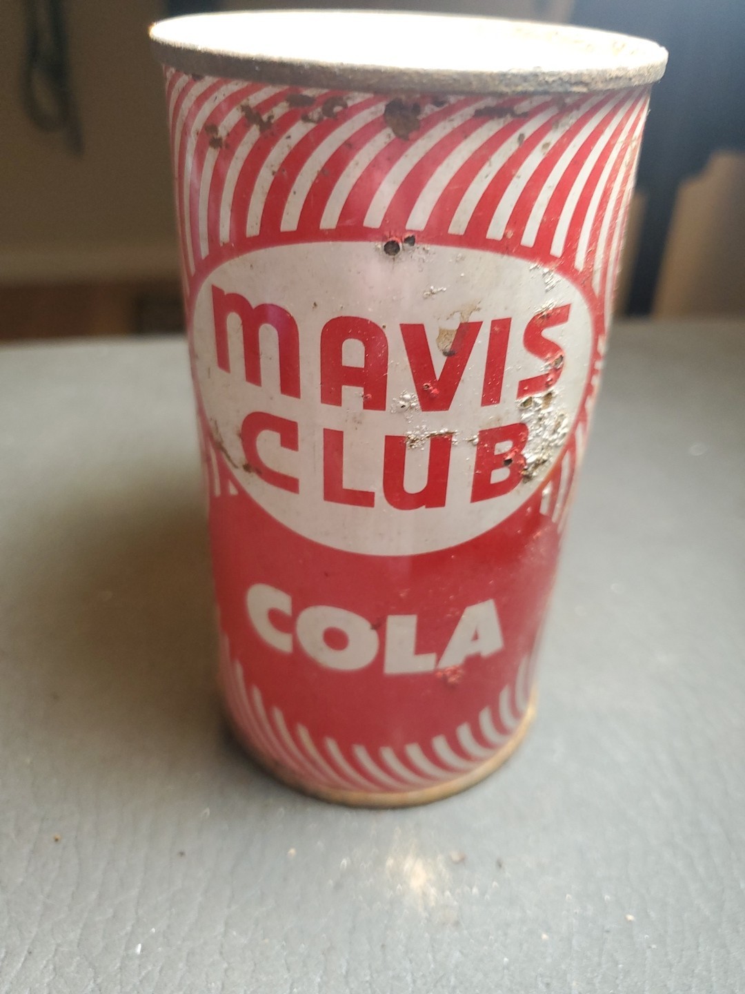 MAVIS CLUB Flat Top Vintahe Soda Can
