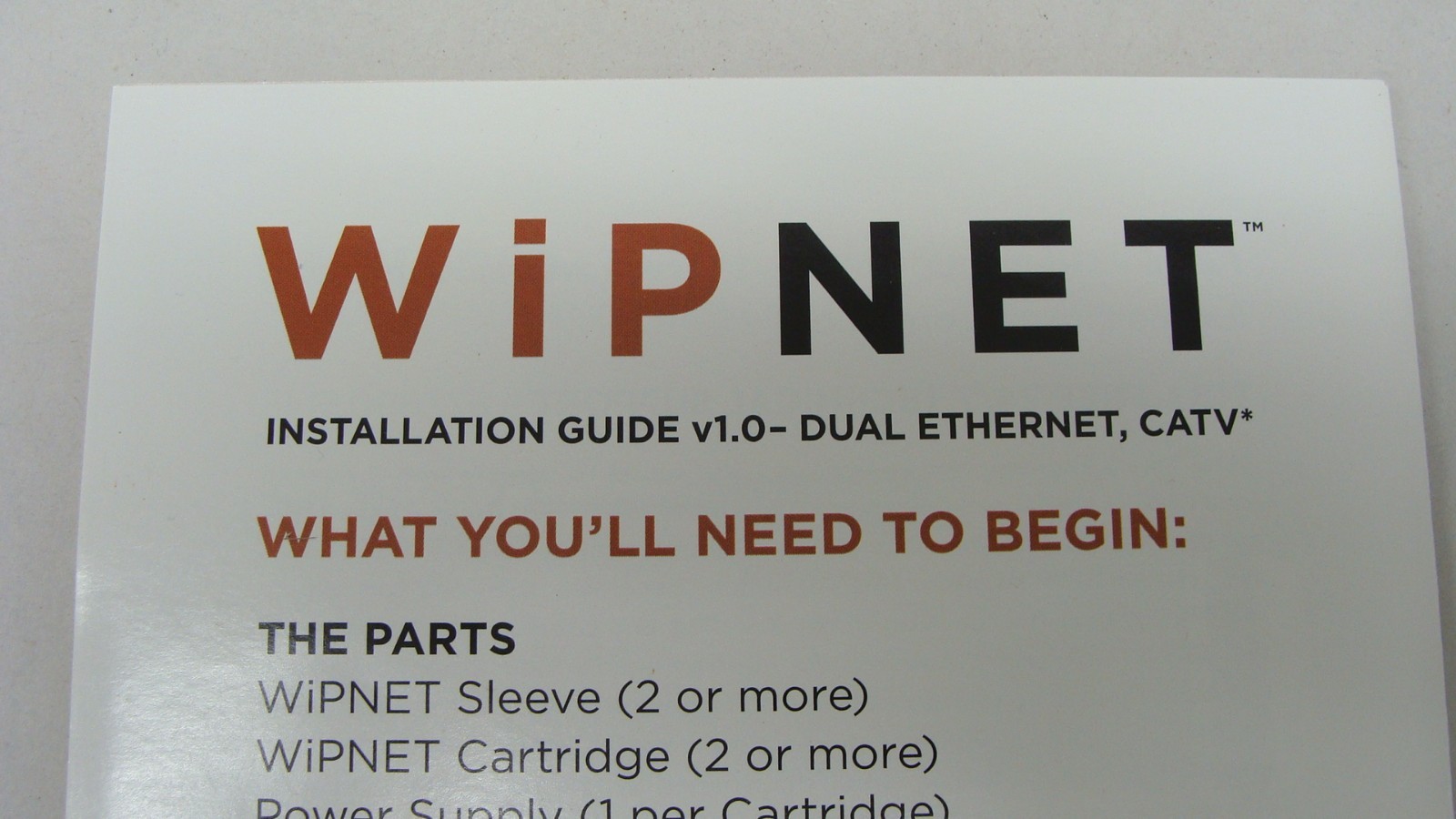 WiPNET Wi3 in wall internet over existing coax wired networking solution WiP-1P