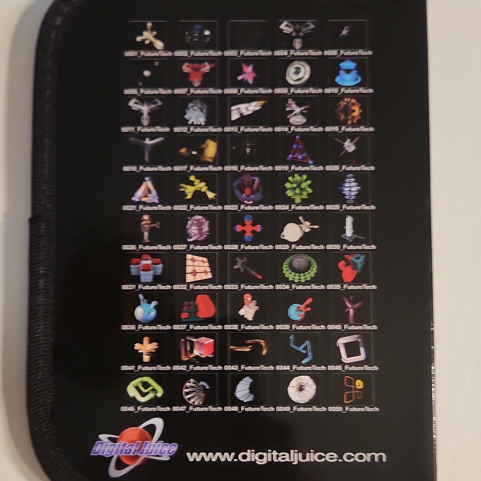 Digital Juice Motion Design Elements Library 004 Future Tech CD Set w/ Case
