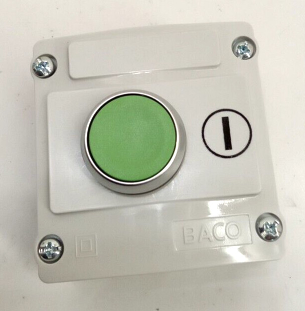 BACO 224210 LBX10110 Push Button Momentary Control Station Enclosed 22mm Green