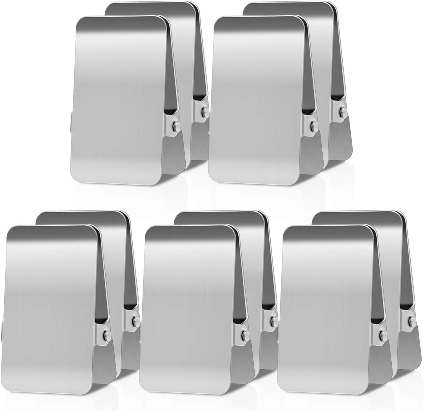 Large Chip Bag Clips with Anti-Slip Rubber,BURLIHOME 2.52 inches, 10pcs