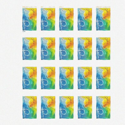 Breast Cancer Awareness Commemorative Stamp Sheet