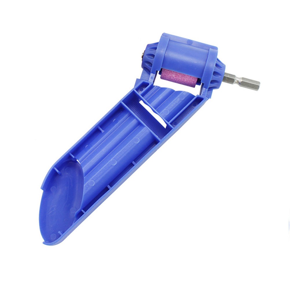 Blue Reusable Drill Grinder Attachment Plastic Metal for Woodwork Drill