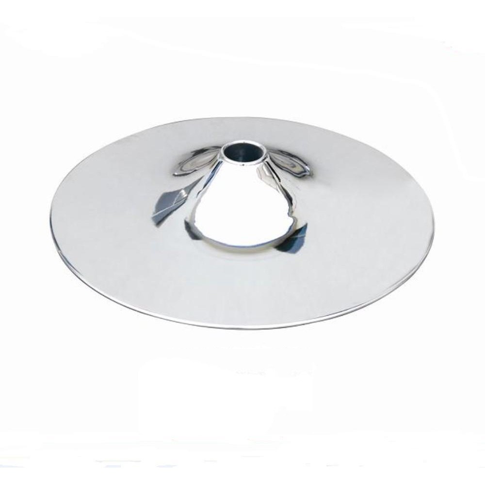 ADJUSTABLE BARSTOOL CHROME BASE - STEEL MOLDED BAR STOOL BASE FOR MOST MODELS
