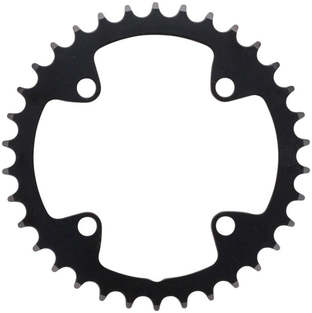Full Speed Ahead Omega/Vero Pro Steel Road Double Chainring - 36t 90 BCD Steel N