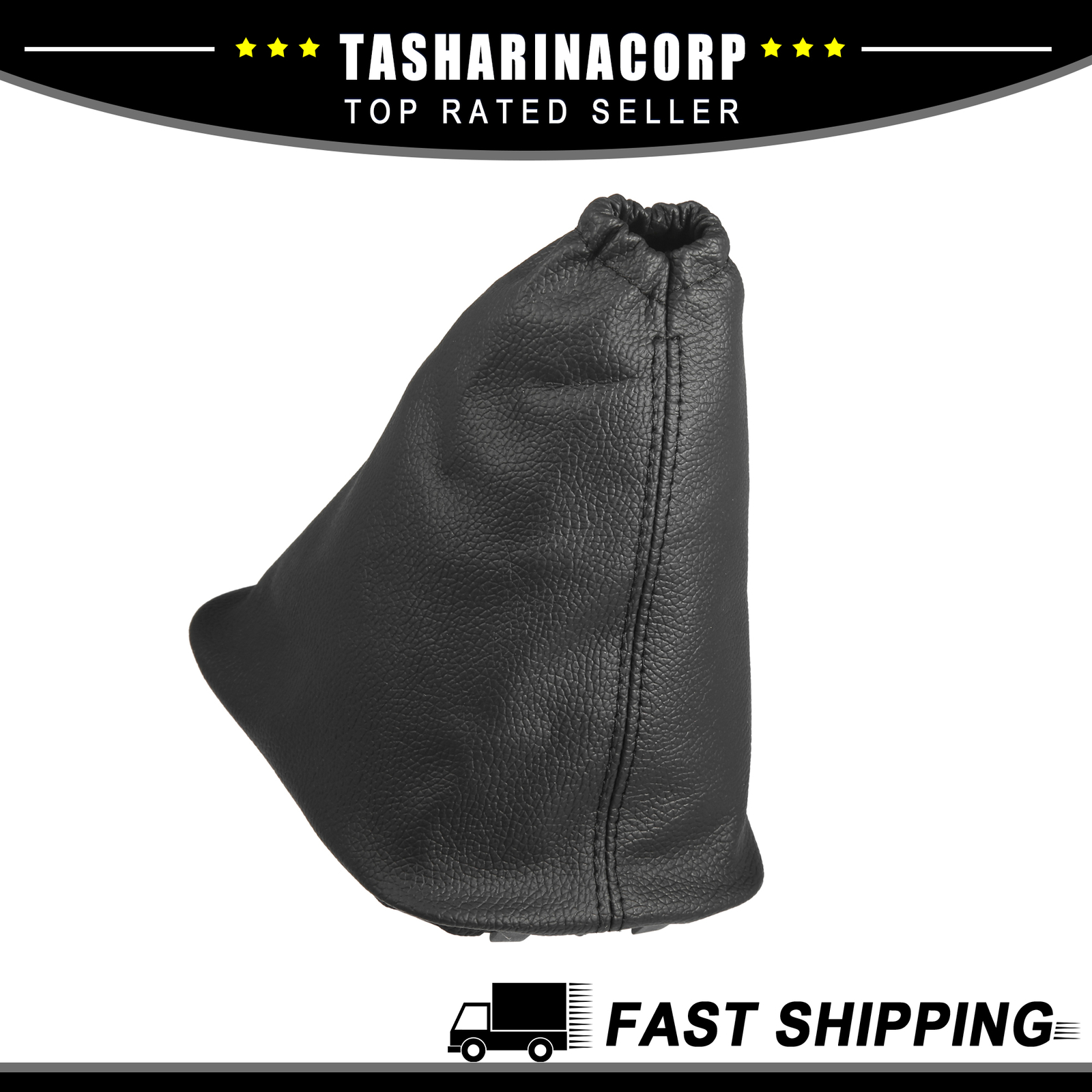 Shift Boot Cover Gear Shift Knob Boot PU Leather for Toyota Corolla Ex 1998-2009